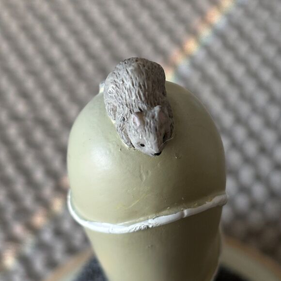 Brown Paper Bag Cookie Art Press 1995 Contented Cat #9 Retired Mold Press Mouse - Picture 7 of 8